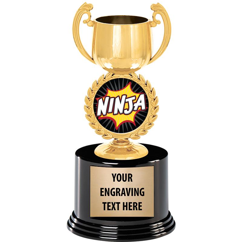 8" CHAPLET CUP GLD W/RND BS