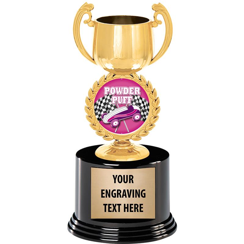 8" CHAPLET CUP GLD W/RND BS