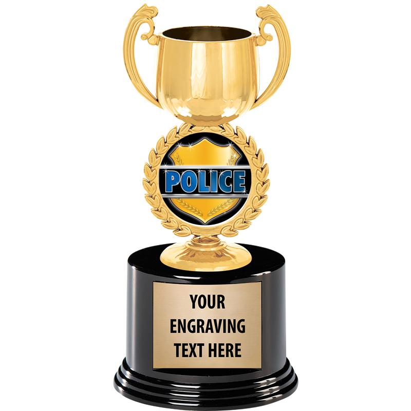 8" CHAPLET CUP GLD W/RND BS