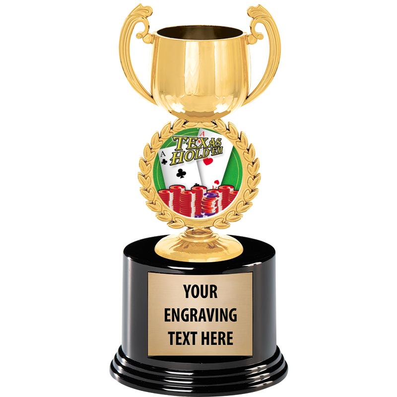 8" CHAPLET CUP GLD W/RND BS