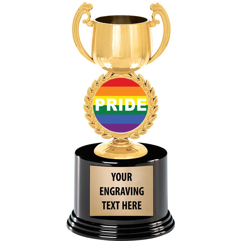 8" CHAPLET CUP GLD W/RND BS