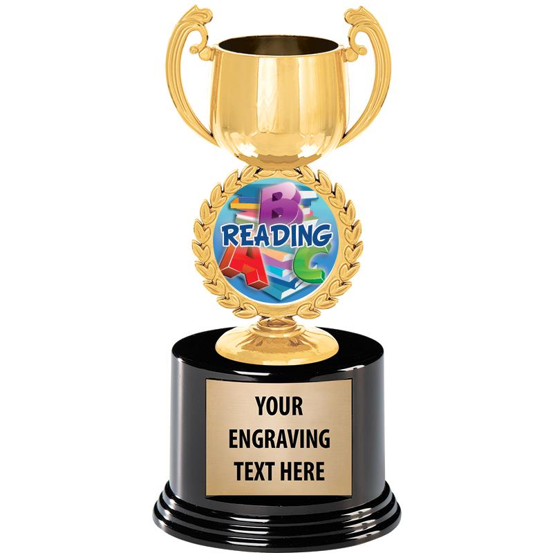 8" CHAPLET CUP GLD W/RND BS