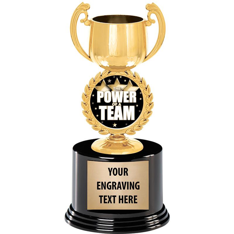 8" CHAPLET CUP GLD W/RND BS