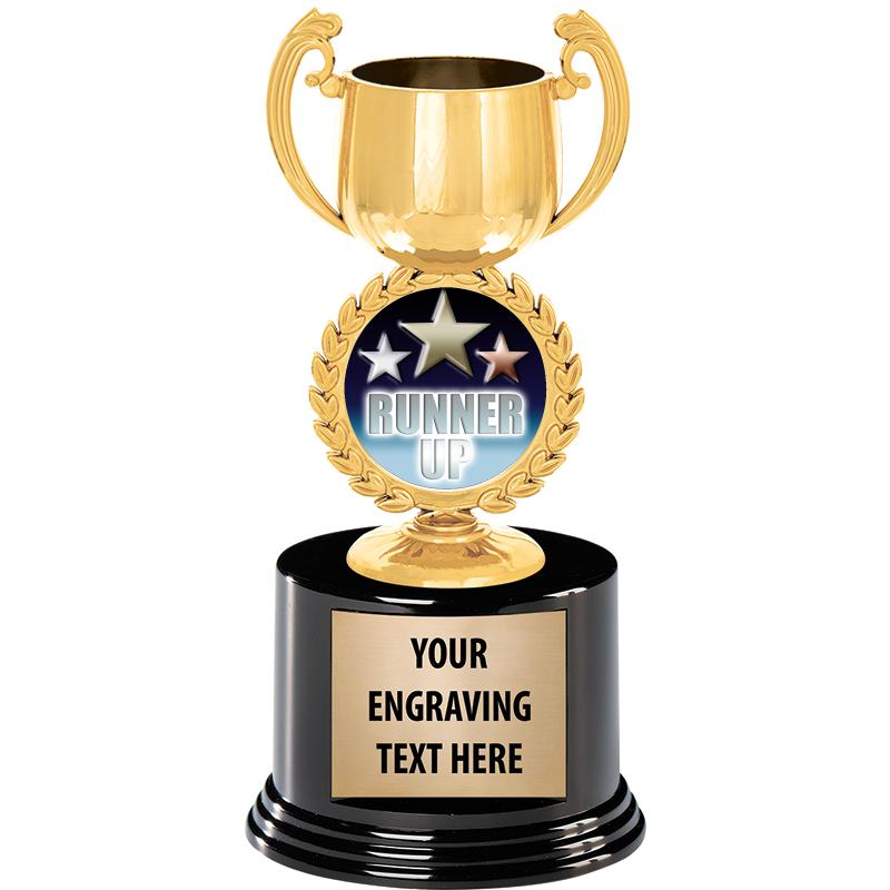 8" CHAPLET CUP GLD W/RND BS