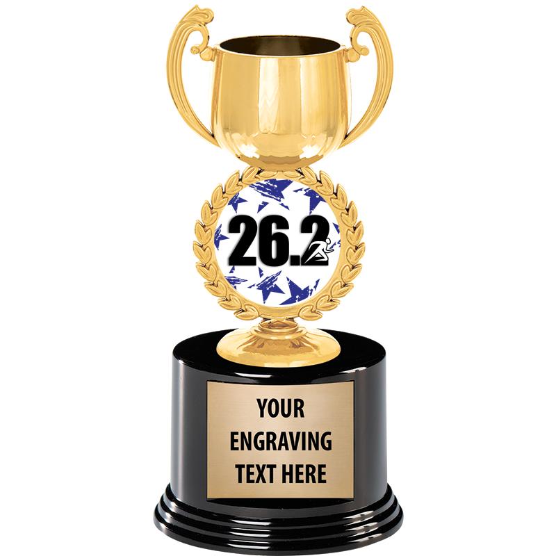 8" CHAPLET CUP GLD W/RND BS