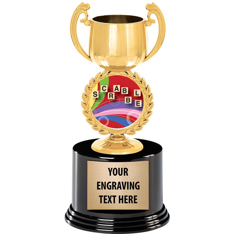 8" CHAPLET CUP GLD W/RND BS