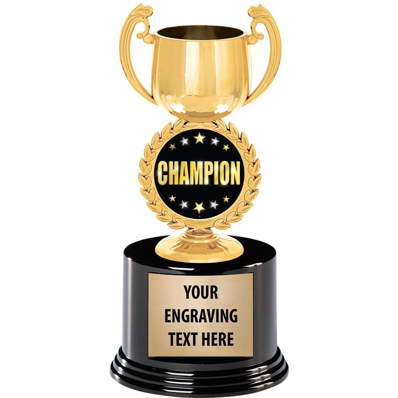 8" CHAPLET CUP GLD W/RND BS