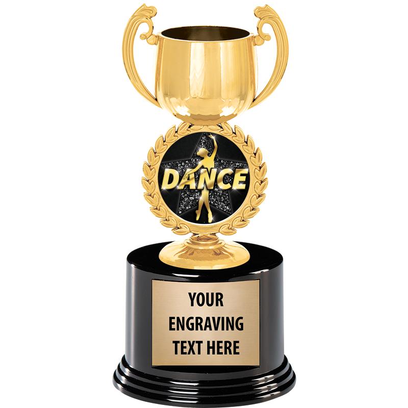 8" CHAPLET CUP GLD W/RND BS