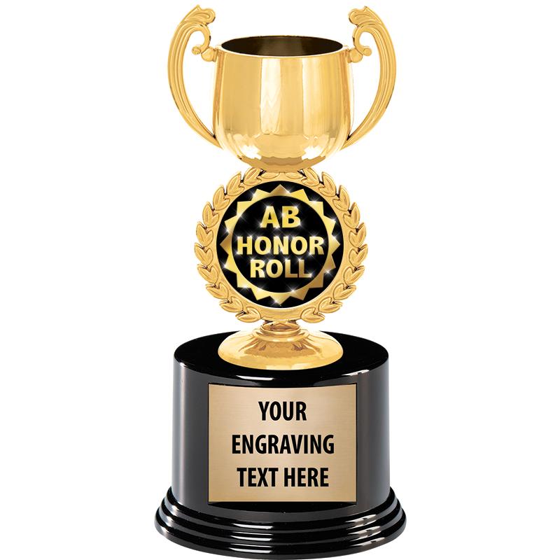 8" CHAPLET CUP GLD W/RND BS