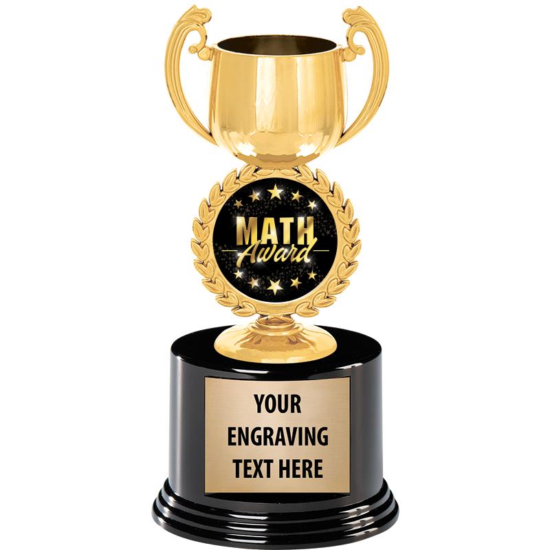 8" CHAPLET CUP GLD W/RND BS