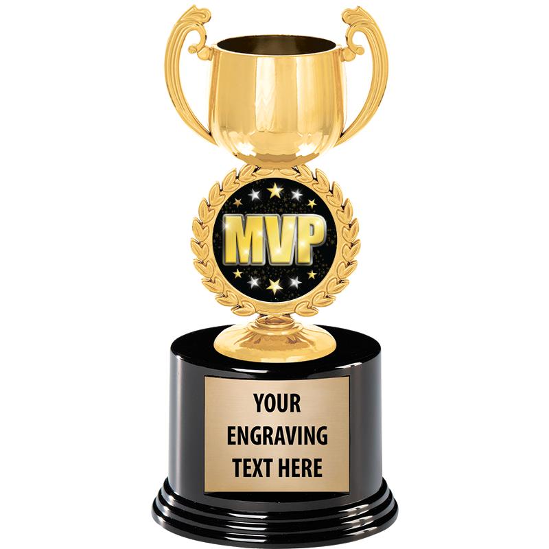 8" CHAPLET CUP GLD W/RND BS