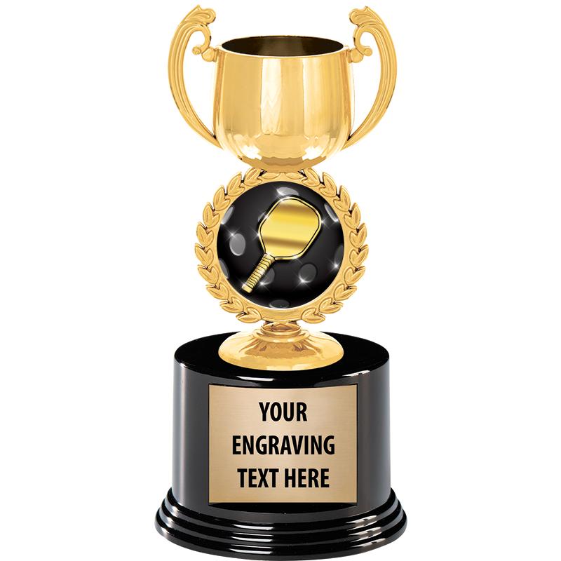 8" CHAPLET CUP GLD W/RND BS