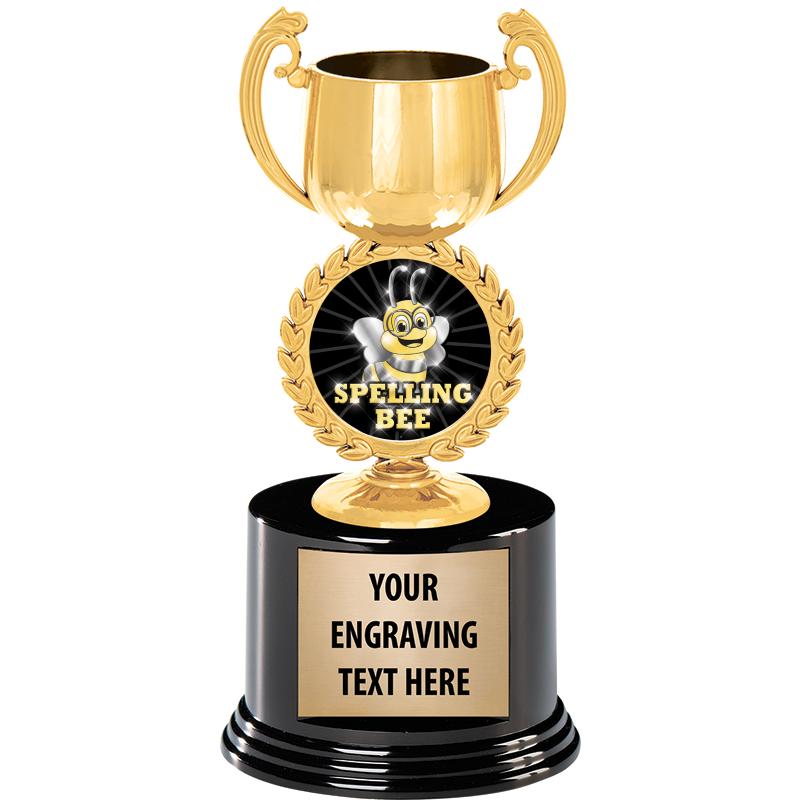 8" CHAPLET CUP GLD W/RND BS