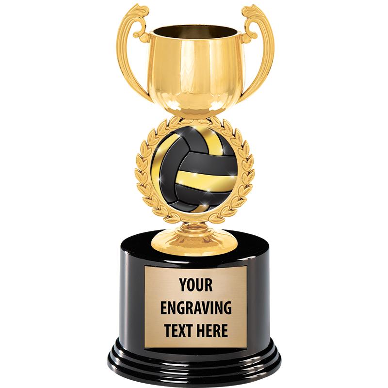 8" CHAPLET CUP GLD W/RND BS