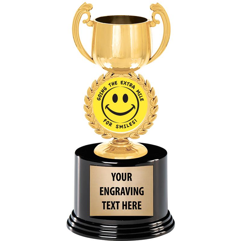 8" CHAPLET CUP GLD W/RND BS