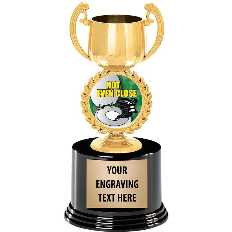 8" CHAPLET CUP GLD W/RND BS