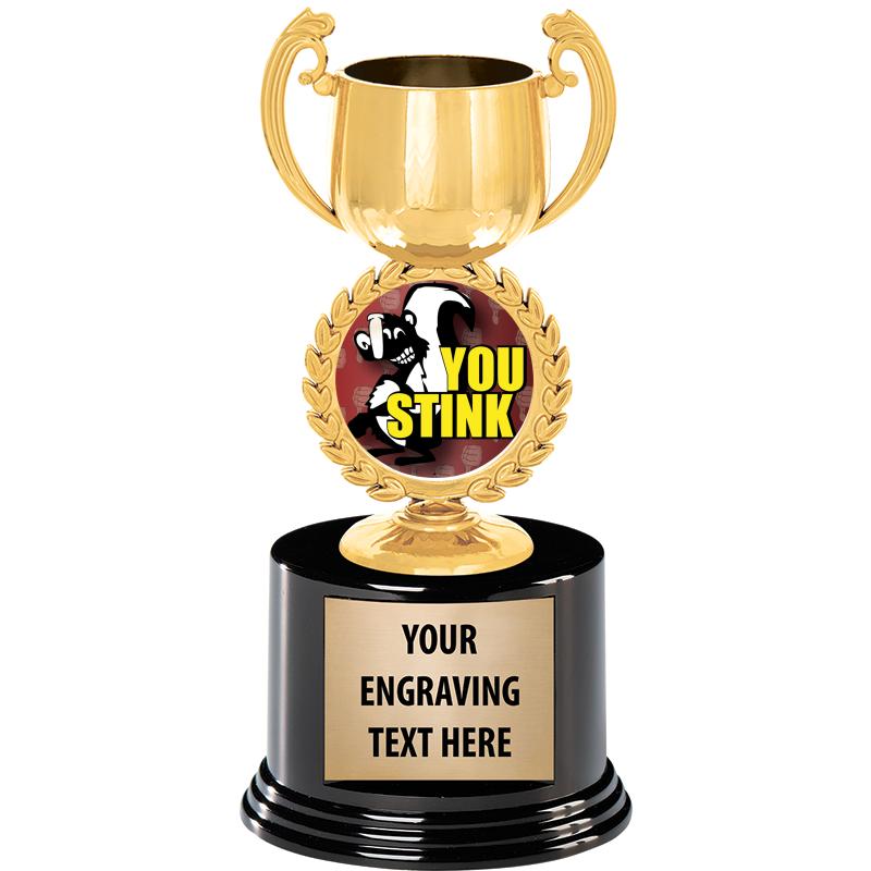 8" CHAPLET CUP GLD W/RND BS