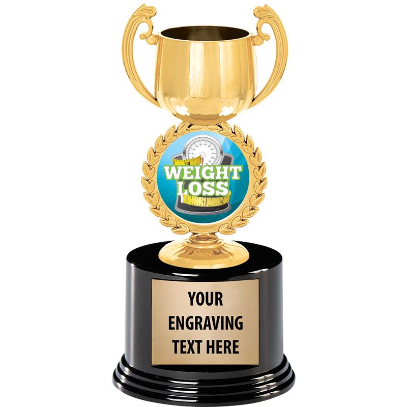 8" CHAPLET CUP GLD W/RND BS