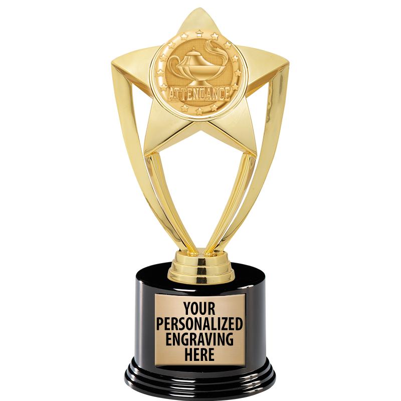 GOLD STAR INSERT TR W/BLK BASE