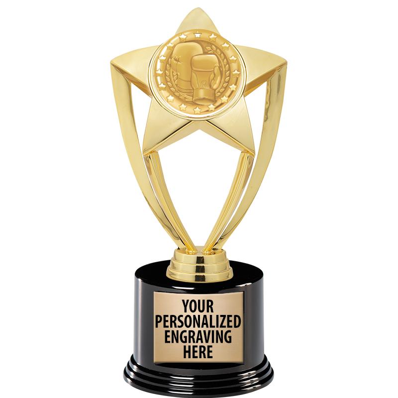 GOLD STAR INSERT TR W/BLK BASE