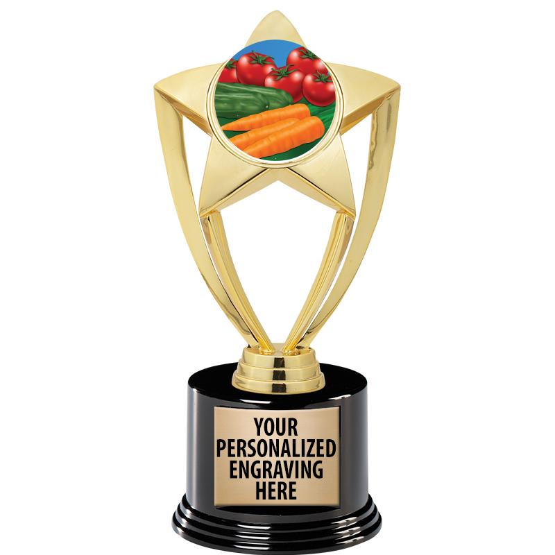 GOLD STAR INSERT TR W/BLK BASE