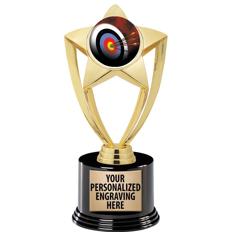 GOLD STAR INSERT TR W/BLK BASE