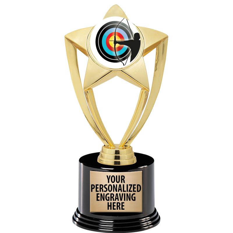 GOLD STAR INSERT TR W/BLK BASE