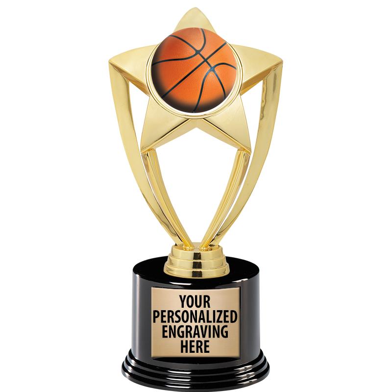 GOLD STAR INSERT TR W/BLK BASE