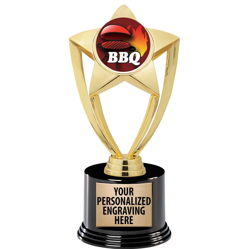 GOLD STAR INSERT TR W/BLK BASE