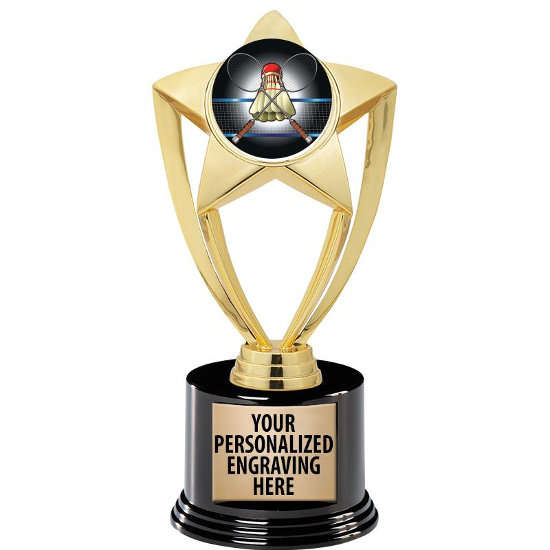 GOLD STAR INSERT TR W/BLK BASE