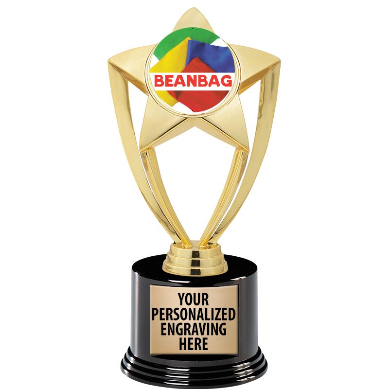 GOLD STAR INSERT TR W/BLK BASE