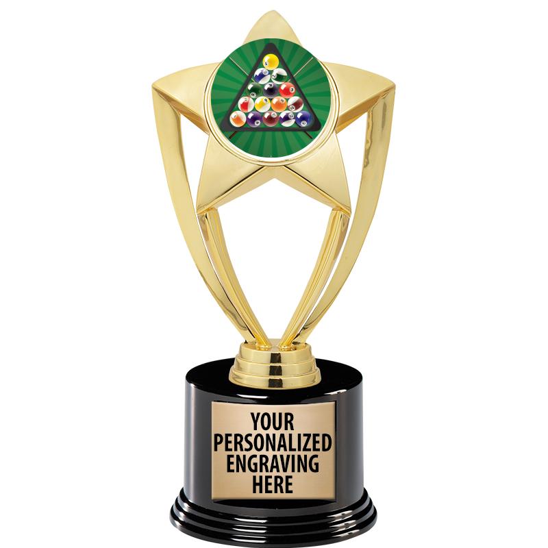 GOLD STAR INSERT TR W/BLK BASE