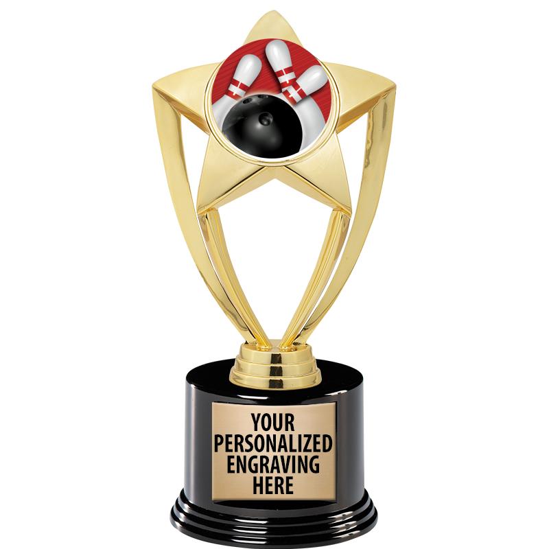 GOLD STAR INSERT TR W/BLK BASE