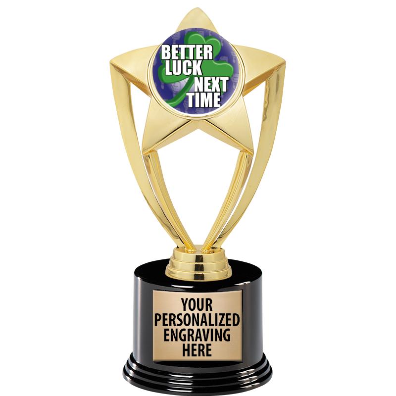 GOLD STAR INSERT TR W/BLK BASE