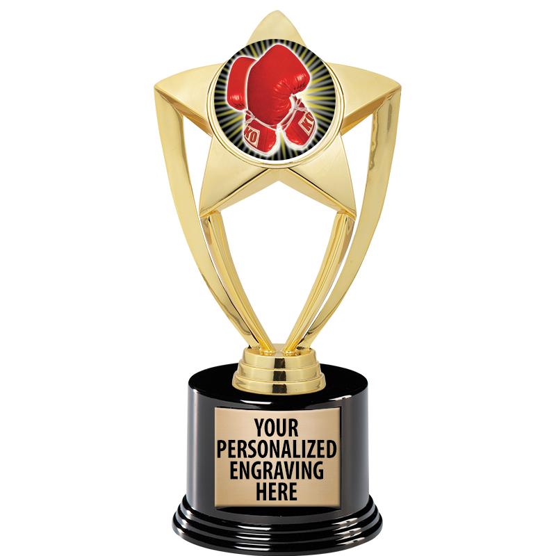 GOLD STAR INSERT TR W/BLK BASE