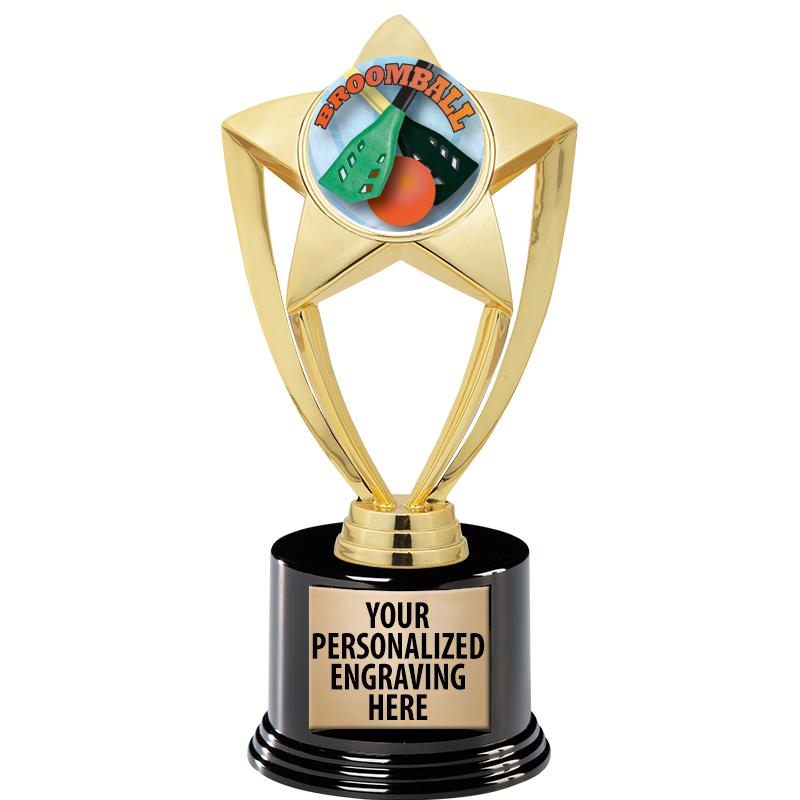 GOLD STAR INSERT TR W/BLK BASE