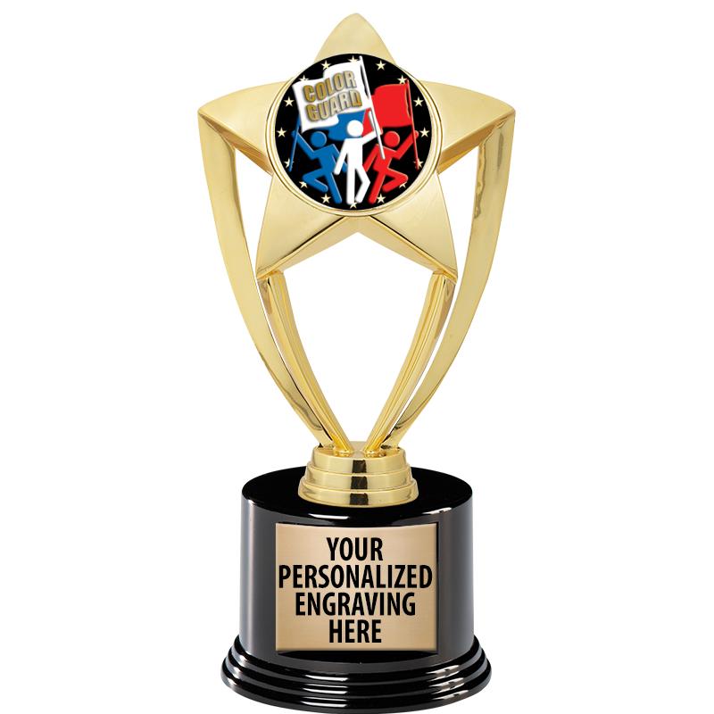 GOLD STAR INSERT TR W/BLK BASE