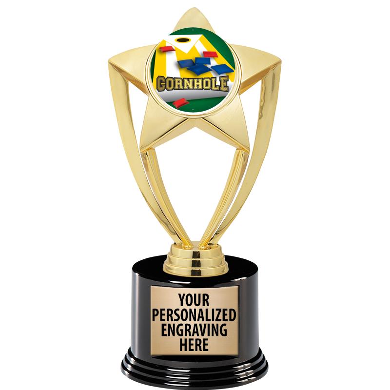 GOLD STAR INSERT TR W/BLK BASE