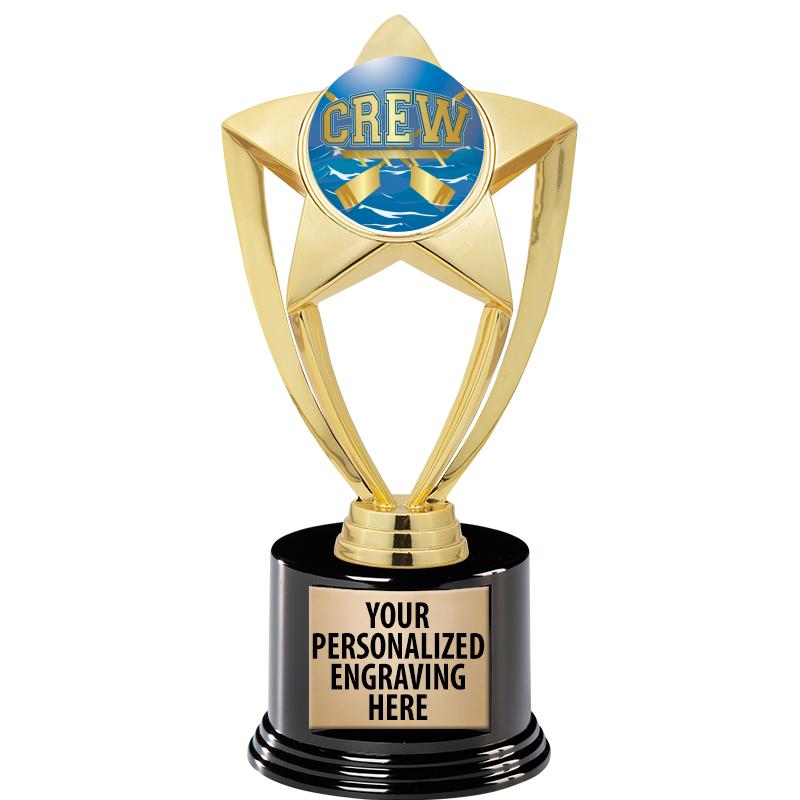 GOLD STAR INSERT TR W/BLK BASE