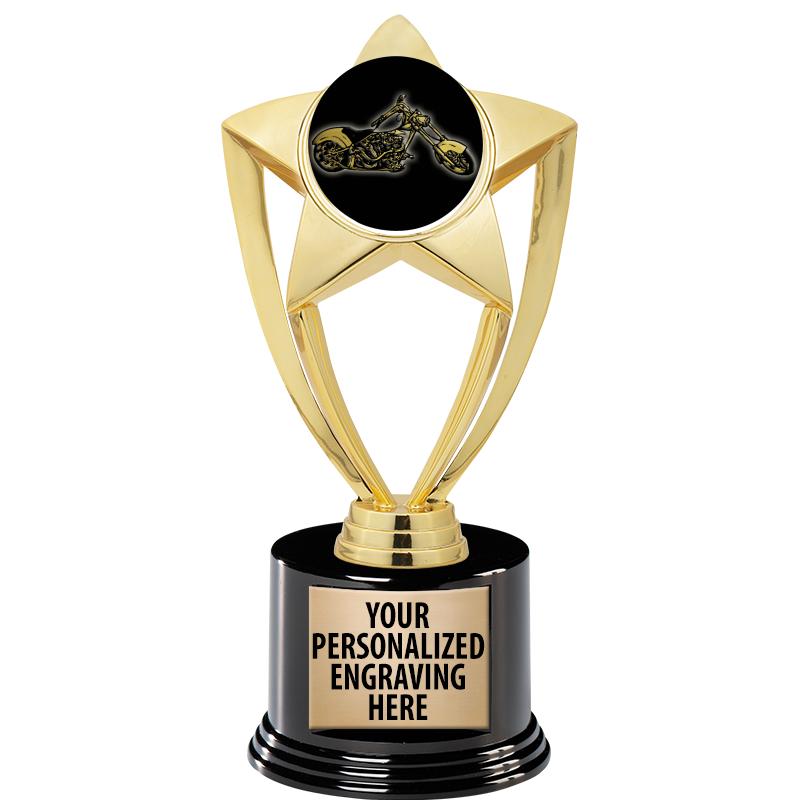 GOLD STAR INSERT TR W/BLK BASE