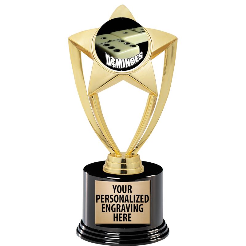 GOLD STAR INSERT TR W/BLK BASE