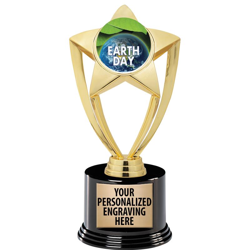 GOLD STAR INSERT TR W/BLK BASE