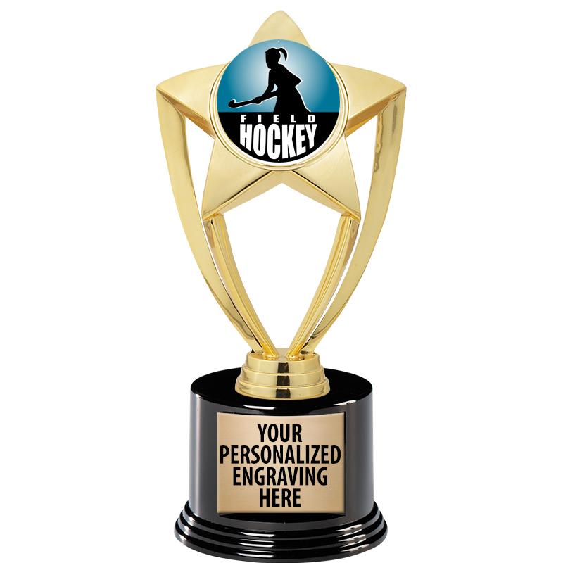 GOLD STAR INSERT TR W/BLK BASE