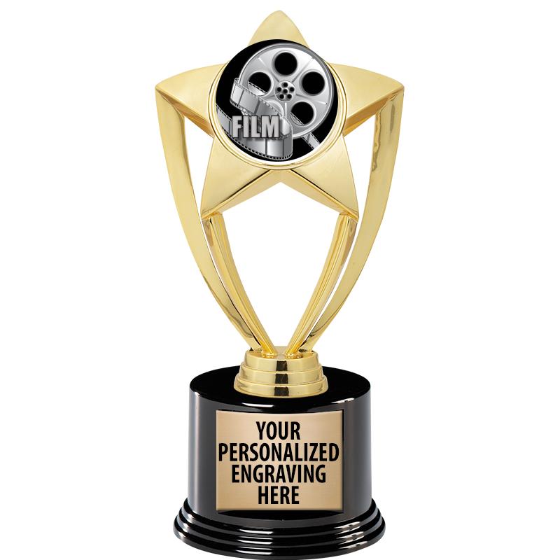 GOLD STAR INSERT TR W/BLK BASE