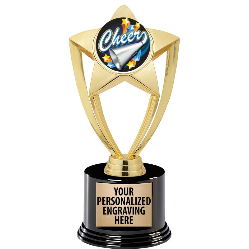 GOLD STAR INSERT TR W/BLK BASE