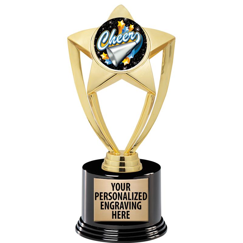 GOLD STAR INSERT TR W/BLK BASE