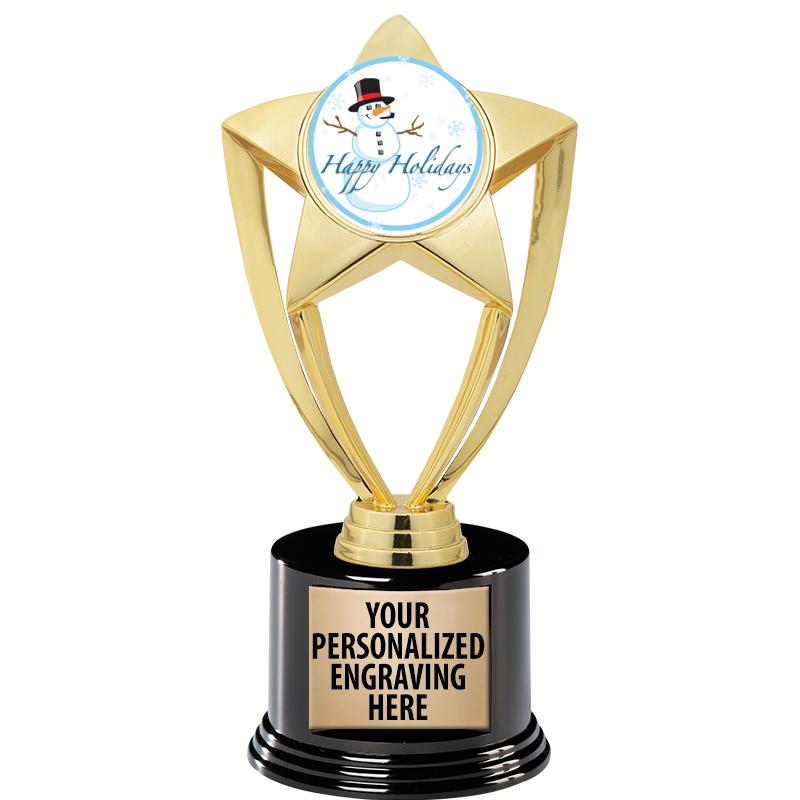 GOLD STAR INSERT TR W/BLK BASE