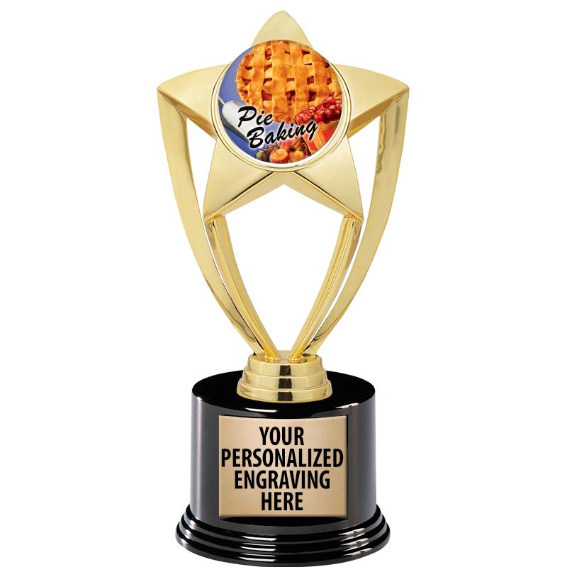 GOLD STAR INSERT TR W/BLK BASE