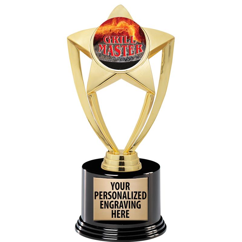 GOLD STAR INSERT TR W/BLK BASE