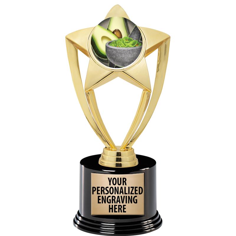 GOLD STAR INSERT TR W/BLK BASE